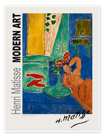 Poster Goldfish and Sculpture, 1912