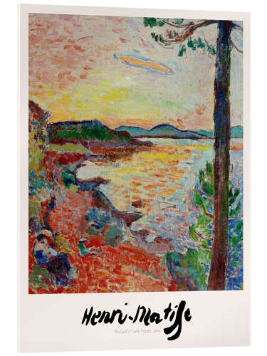 Akrylbillede The Gulf of Saint Tropez, 1904