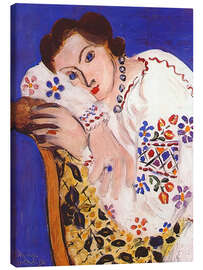 Obraz na płótnie Woman with Slavic Blouse, 1936