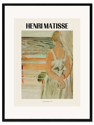 Impression artistique encadrée By the Window, 1918