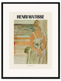 Impression artistique encadrée By the Window, 1918