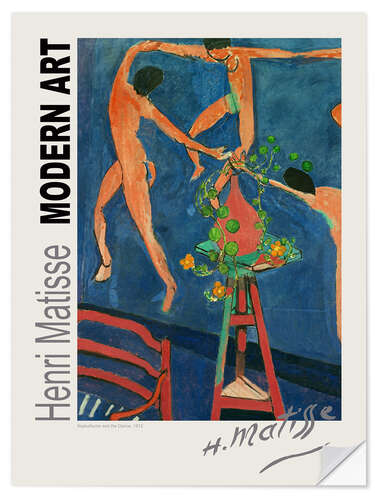 Vinilo para la pared Nasturtiums and the Dance, 1912 III