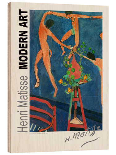 Cuadro de madera Nasturtiums and the Dance, 1912 III