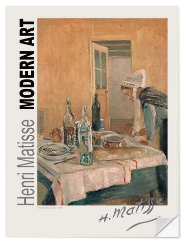 Sticker mural The Breton Servant, 1896