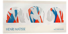 Acrylglasbild Dance, Grey, Blue, Pink 1935/36 - Henri Matisse
