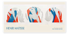 Wall print Dance, Grey, Blue, Pink 1935/36 - Henri Matisse