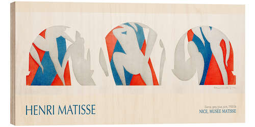 Cuadro de madera Dance, Grey, Blue, Pink 1935/36