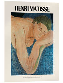 Obraz na szkle akrylowym The Dream (Figure Sleeping on Blue Ground), 1935 - Henri Matisse