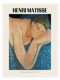 Obraz The Dream (Figure Sleeping on Blue Ground), 1935 - Henri Matisse