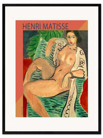 Framed art print Draped Nude, 1936