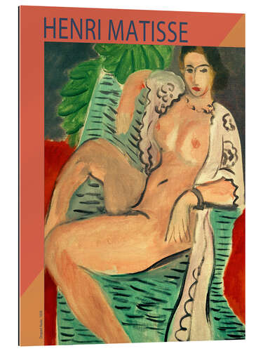 Stampa su plexi-alluminio Draped Nude, 1936