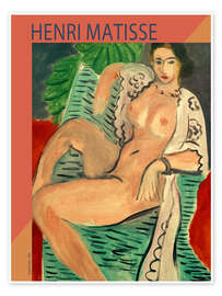 Plakat Draped Nude, 1936 - Henri Matisse