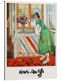 Magnettafel Young Woman in a Green Dress, 1921