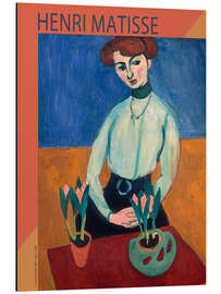 Alubild Young Woman With Tulips, 1948