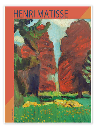 Plakat Purple Beeches, 1901