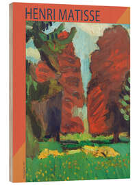 Holzbild Purple Beeches, 1901 - Henri Matisse