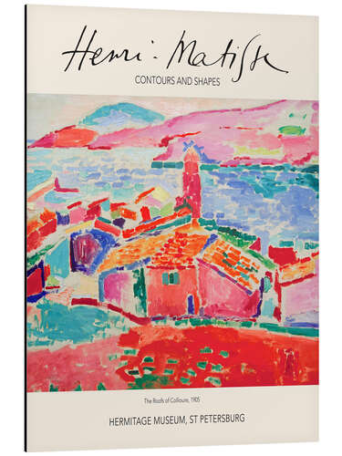 Tableau en aluminium The Roofs of Collioure, 1925