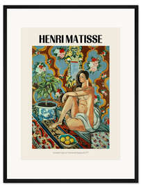 Gerahmter Kunstdruck Decorative Figure on Ornamental Background, 1927