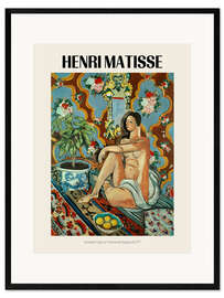Framed art print Decorative Figure on Ornamental Background, 1927