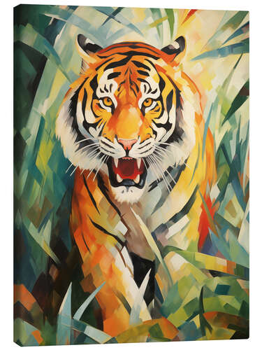 Lienzo Cubist Tiger