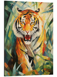 Magnettafel Kubistischer Tiger