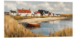 Hartschaumbild Herbstsee