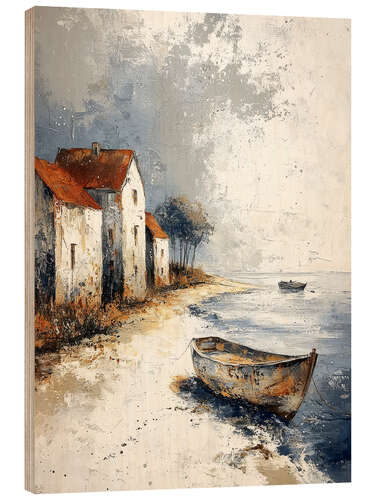 Quadro de madeira Silence