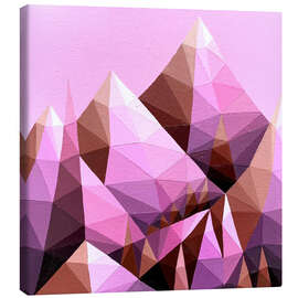 Canvas print Pink Mountains
