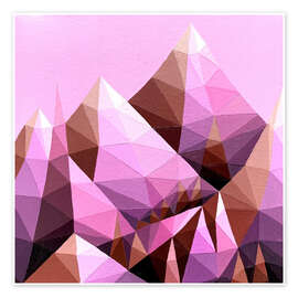 Poster Pink Mountains