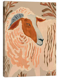 Canvastavla Abstract Rustic Ram - ThingDesign