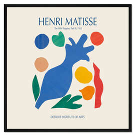 Gerahmter Kunstdruck The Wild Poppies, Part III, 1953