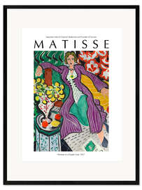 Ingelijste kunstdruk Woman in a Purple Coat, 1937