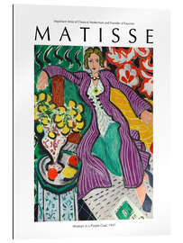 Stampa su plexi-alluminio Woman in a Purple Coat, 1937