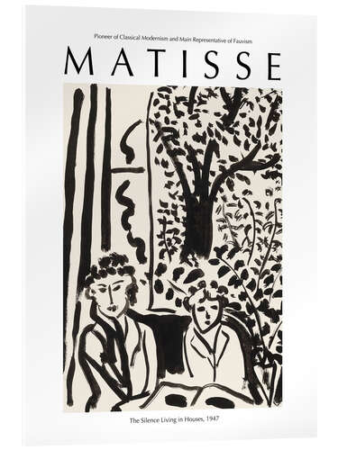 Stampa su vetro acrilico The Silence that Lives in Houses, 1947 II