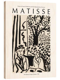 Wood print The Silence that Lives in Houses, 1947 II