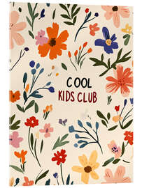 Tableau en verre acrylique Cool Kids Club - treechild