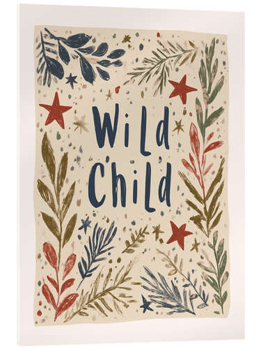 Tableau en verre acrylique Wild Child