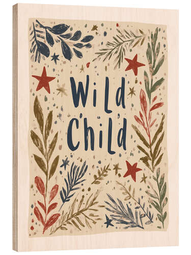 Obraz na drewnie Wild Child