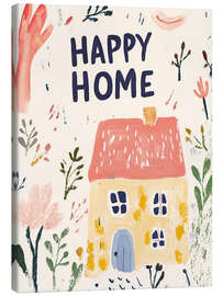 Tableau sur toile Happy Home