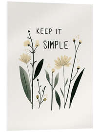 Akryylilasitaulu Keep It Simple - treechild