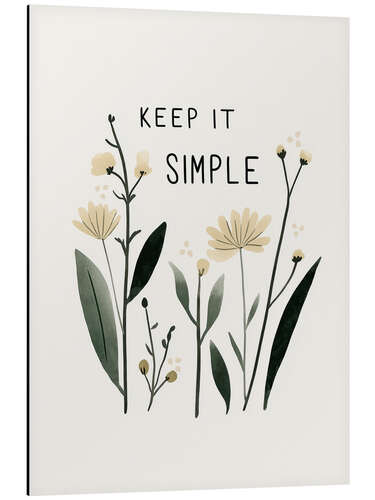 Cuadro de aluminio Keep It Simple