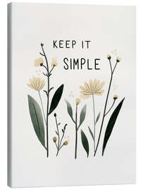 Lerretsbilde Keep It Simple - treechild