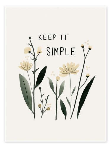 Poster Keep It Simple