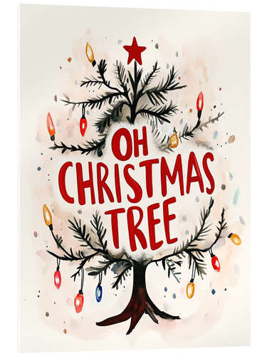 Obraz na szkle akrylowym Oh Christmas Tree