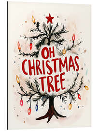 Magnettafel Oh Christmas Tree