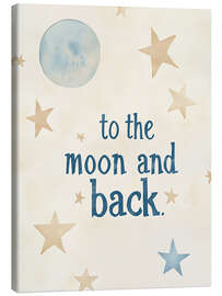 Canvas print To The Moon And Back - treechild