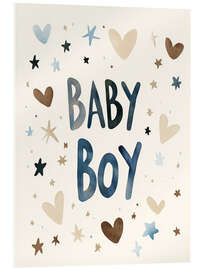Tableau en verre acrylique Baby Boy - treechild