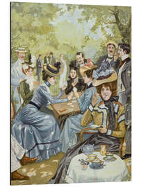 Aluminium print In Marienbad: Afternoon at the Egerländer - Edward Cucuel