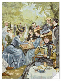 Sticker mural In Marienbad: Afternoon at the Egerländer - Edward Cucuel