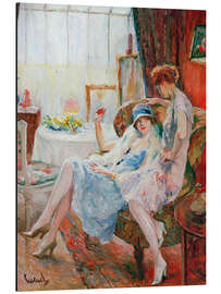 Alubild Atelier Besuch - Edward Cucuel